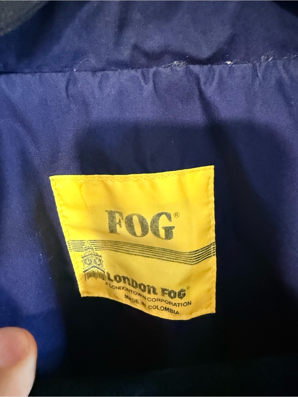 Vintage London Fog Yellow Sailing Jacket Nautical Rain Windbreaker S - Picture 4 of 7